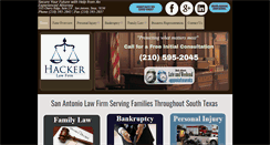 Desktop Screenshot of hackerlawfirm.com